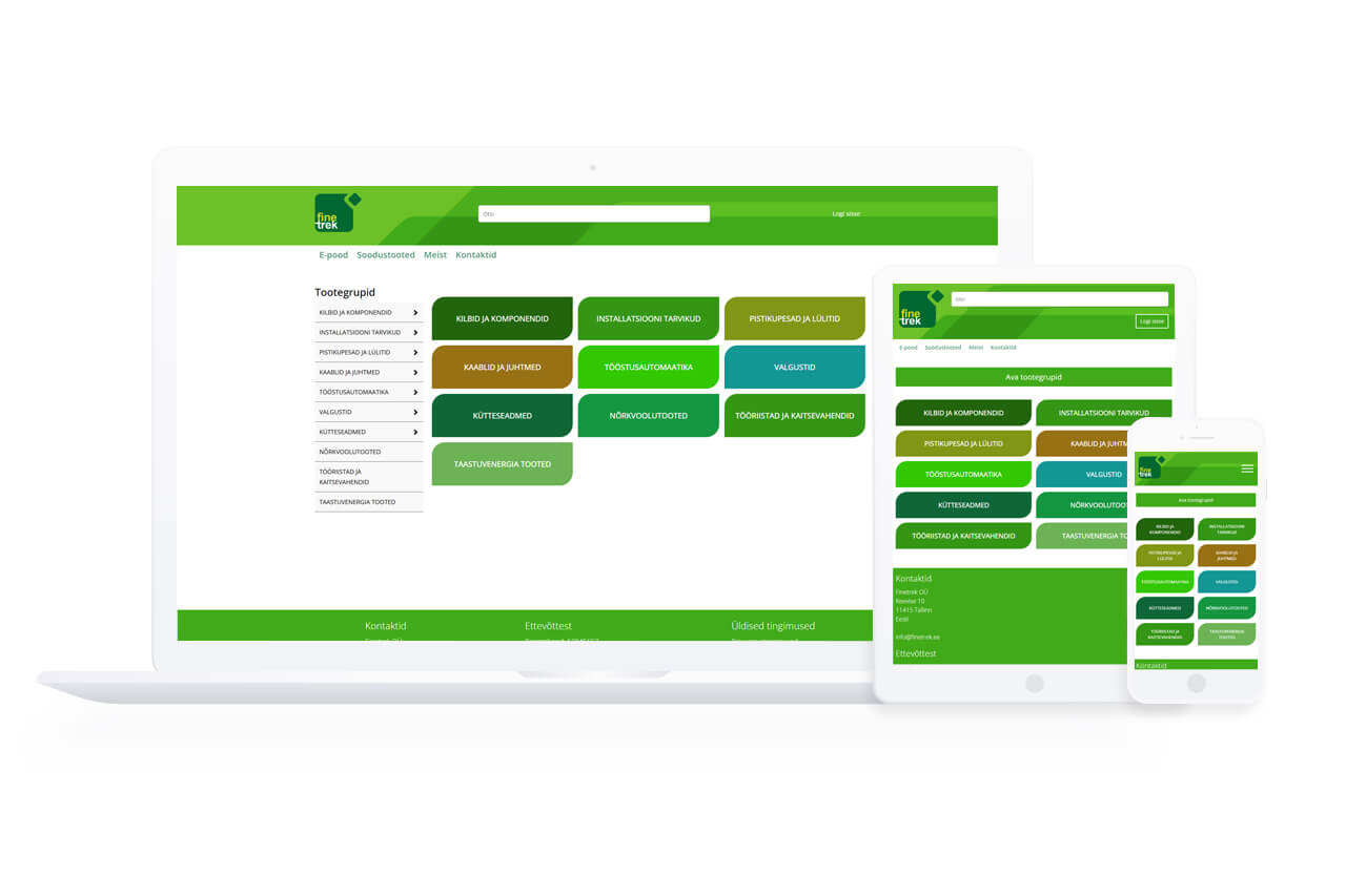 Finetrek dashboard